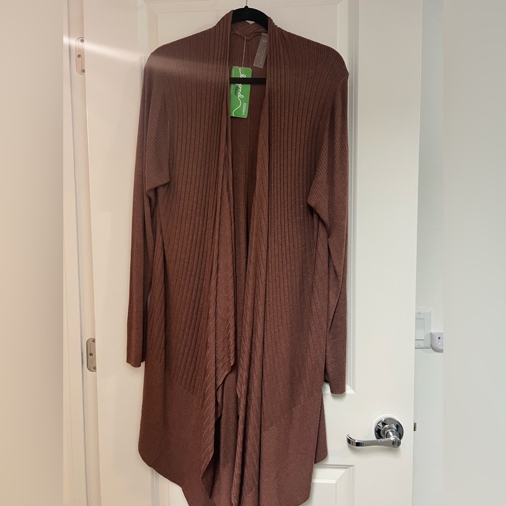 ZUDA ACTIVEWEAR Waterfall Cardigan NWT